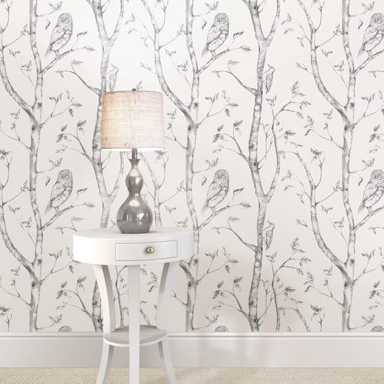 NuWallpaper Gray Woods Peel & Stick Wallpaper